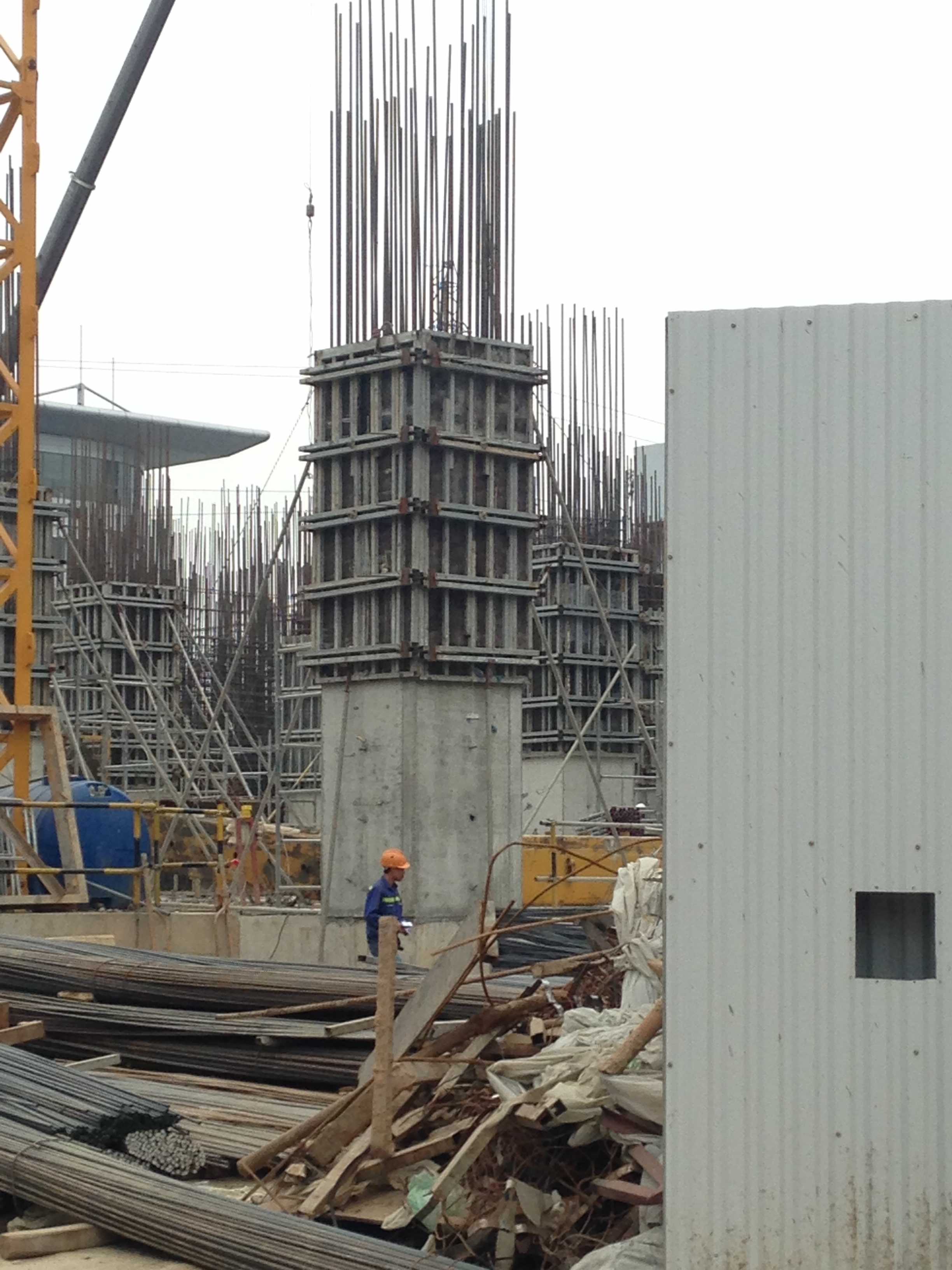 Dự án đã thi công xong hầm, đang thi công tầng 1