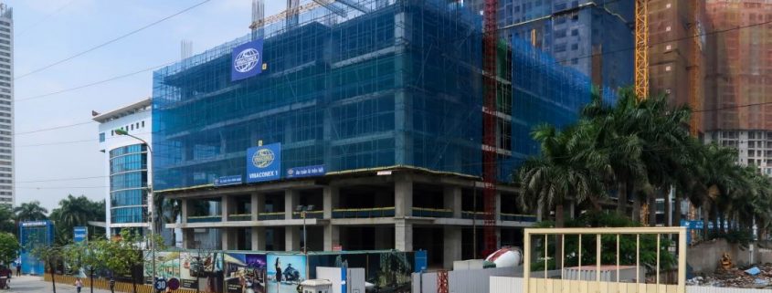 Dự án đang xây tới tầng 6, chuẩn bị lên tầng 7