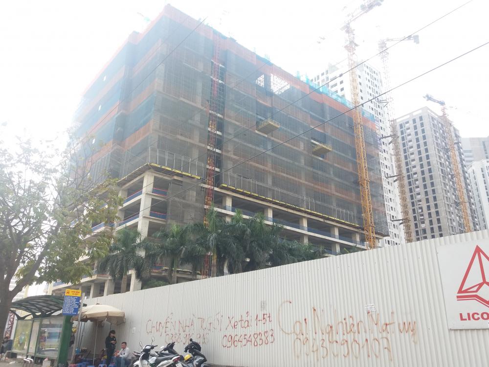 Dự án đang thi công tới mặt sàn tầng 16