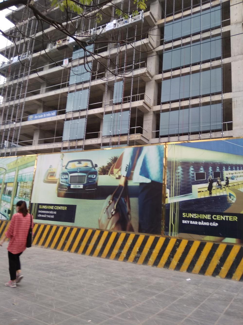 Dự án đang tiếp tục thi công phần thô